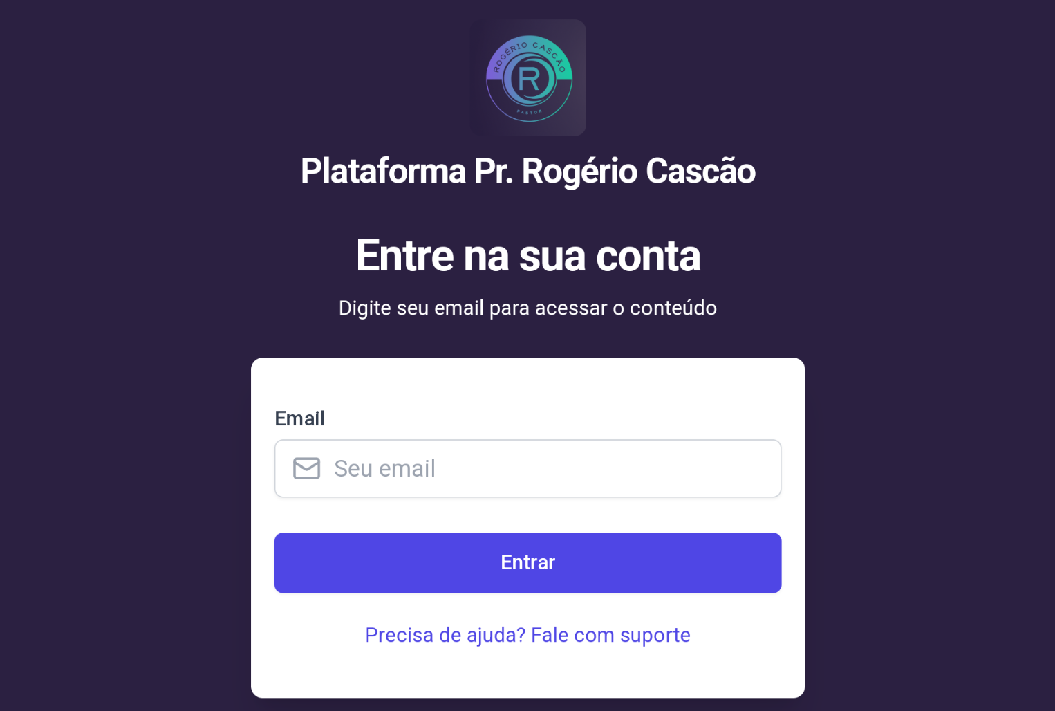 Exemplo de entrega por e-mail